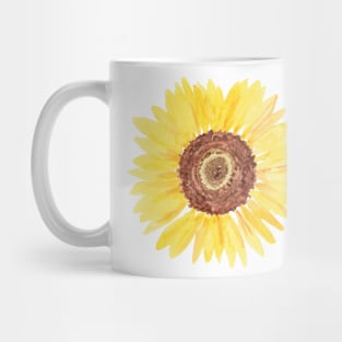 Watercolor Sunflower Mug